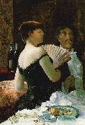 Ralph Curtis James McNeill Whistler at a Party Germany oil painting artist